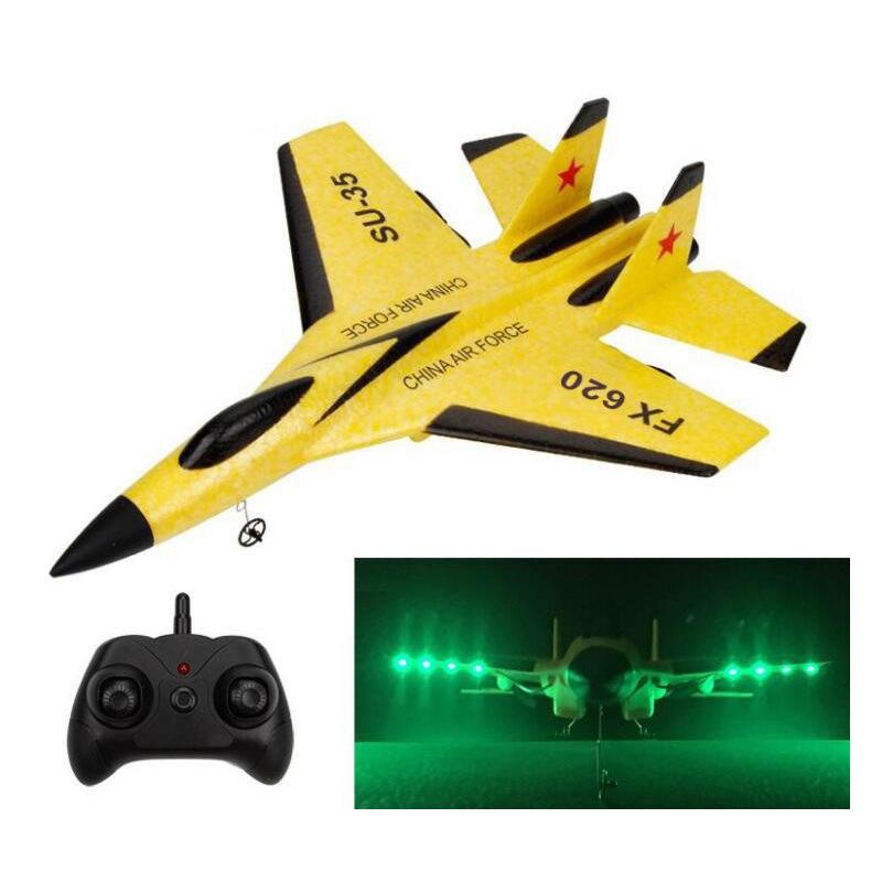 FX801 Remote-controlled glider, fixed-wing foam aircraft, build-it-yourself children’s toy, for outdoor use, 2.4GHz remote control