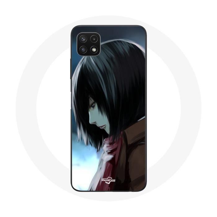 Case for Samsung Galaxy A22 5G Mikasa Ackerman Attack On Titan Manga Anime