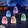 10Pcs Luminous Ghost Figures Glowing At Night Action Figure Mini Micro Landscape Miniatures Halloween Decoration Gifts Festive