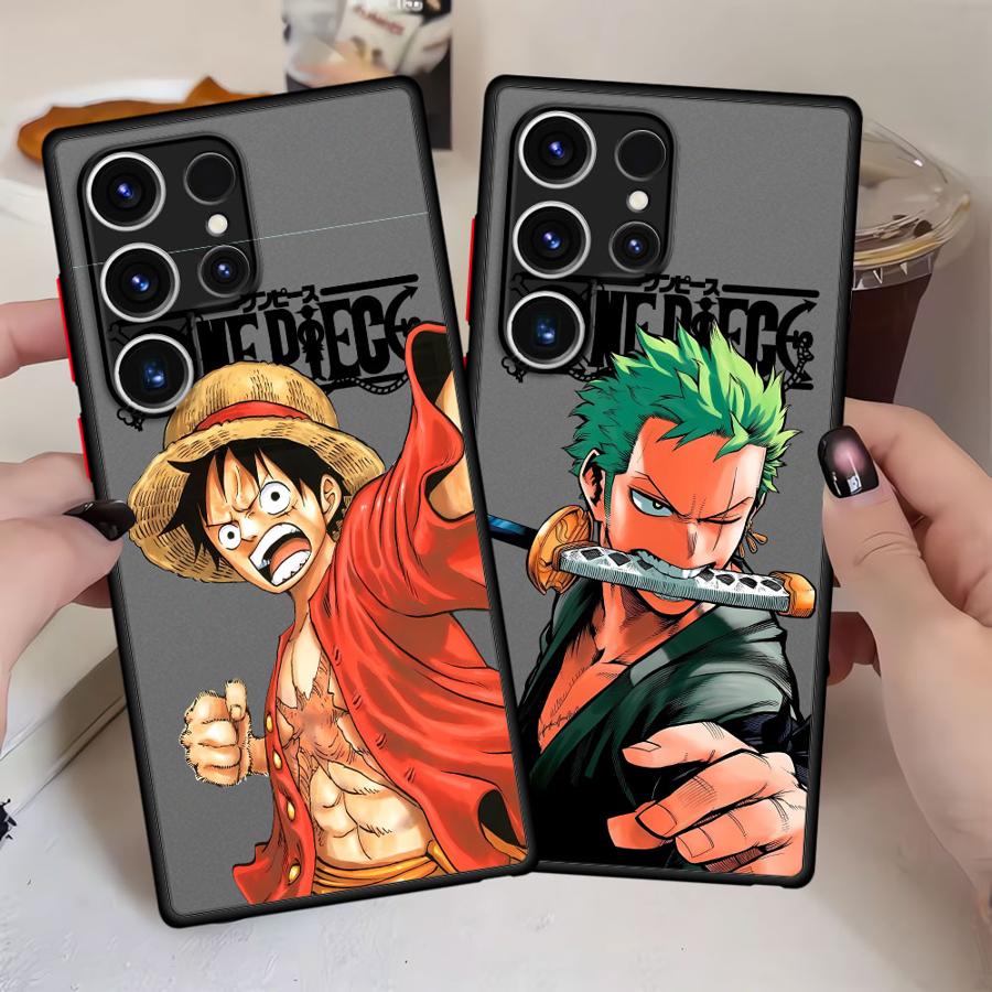 One Piece Luffy Zoro Cool Funda Back Phone Cover Case for Samsung Galaxy S26 S21 S20 FE S22 S23 FE Note 20 Ultra 10+ S24 Plus