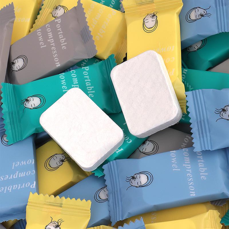 Очень большие сжатые одноразовые полотенца - Портативный и толстый набор дорожных мочалок для отелей