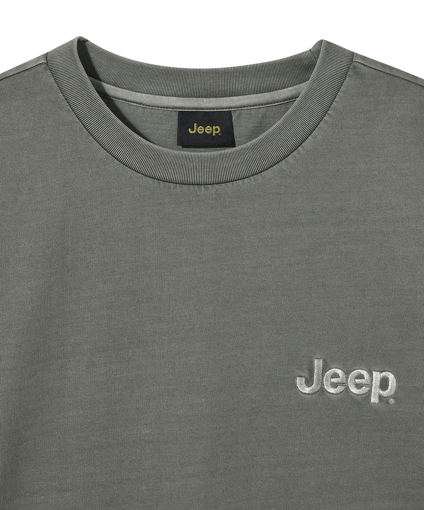 JEEP Графическая футболка с коротким рукавом и пигментным M-логотипом (Jq5Tsu673Kh)