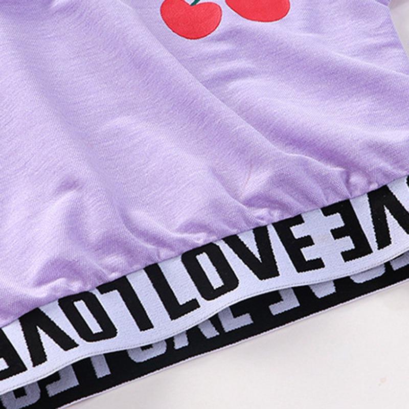 Детский костюм из топа с коротким рукавом и брюк, комплект одежды из двух предметов для малышей