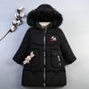 Children's Cotton Padded Jacket Winter Wear Girls Hooded Warm Jacket