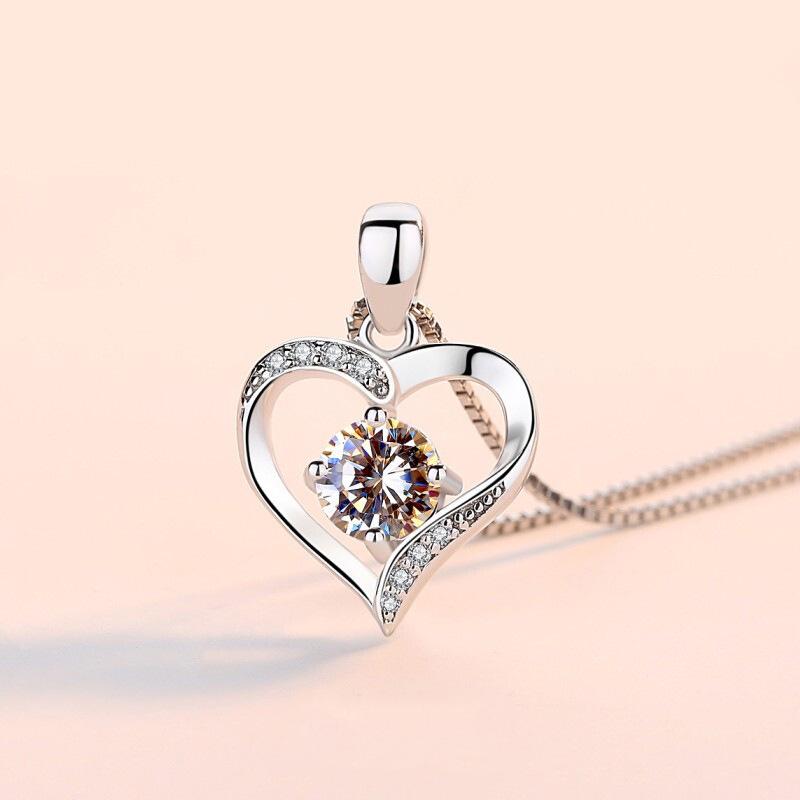 Ожерелье Love Heart для женщин, модный темперамент, подвеска в виде персикового сердца, цепочка на ключицу, цепочка на шею