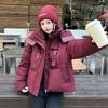 Small Hooded Short Down Jacket for Women New Fashionable Loose Cotton Coat Winter Jacket
