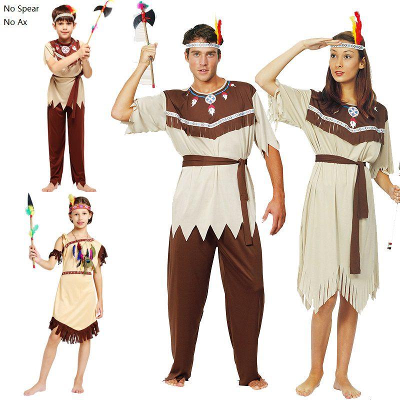 Women Tassel Indian Costume Native America Outfit Halloween Fancy Dress Cosplay
