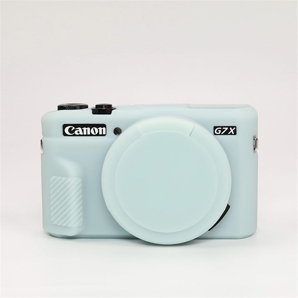 Мягкий силиконовый чехол для корпуса камеры G7XII для Canon G7X II G7X Mark II G7X2, резиновая защита, скин с крышкой для объектива