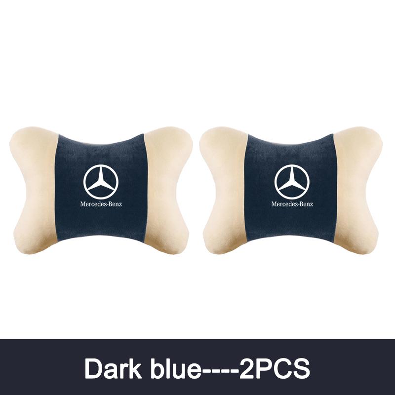 SFX1 Car Neck Pillow Snap-in Installation Headrest Comfortable Head Cushion For Mercedes Benz A C E S Class CLA GLC GLB GLE GLS W213