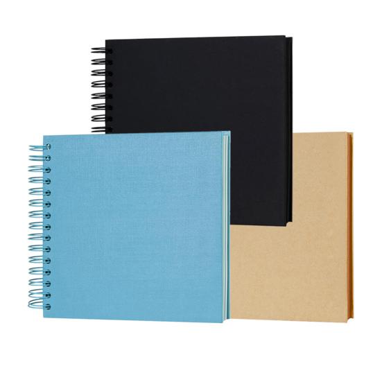 Photo Album Scrapbook Kraft Paper Scrapbook Album Flexible Coil Design DIY Memory