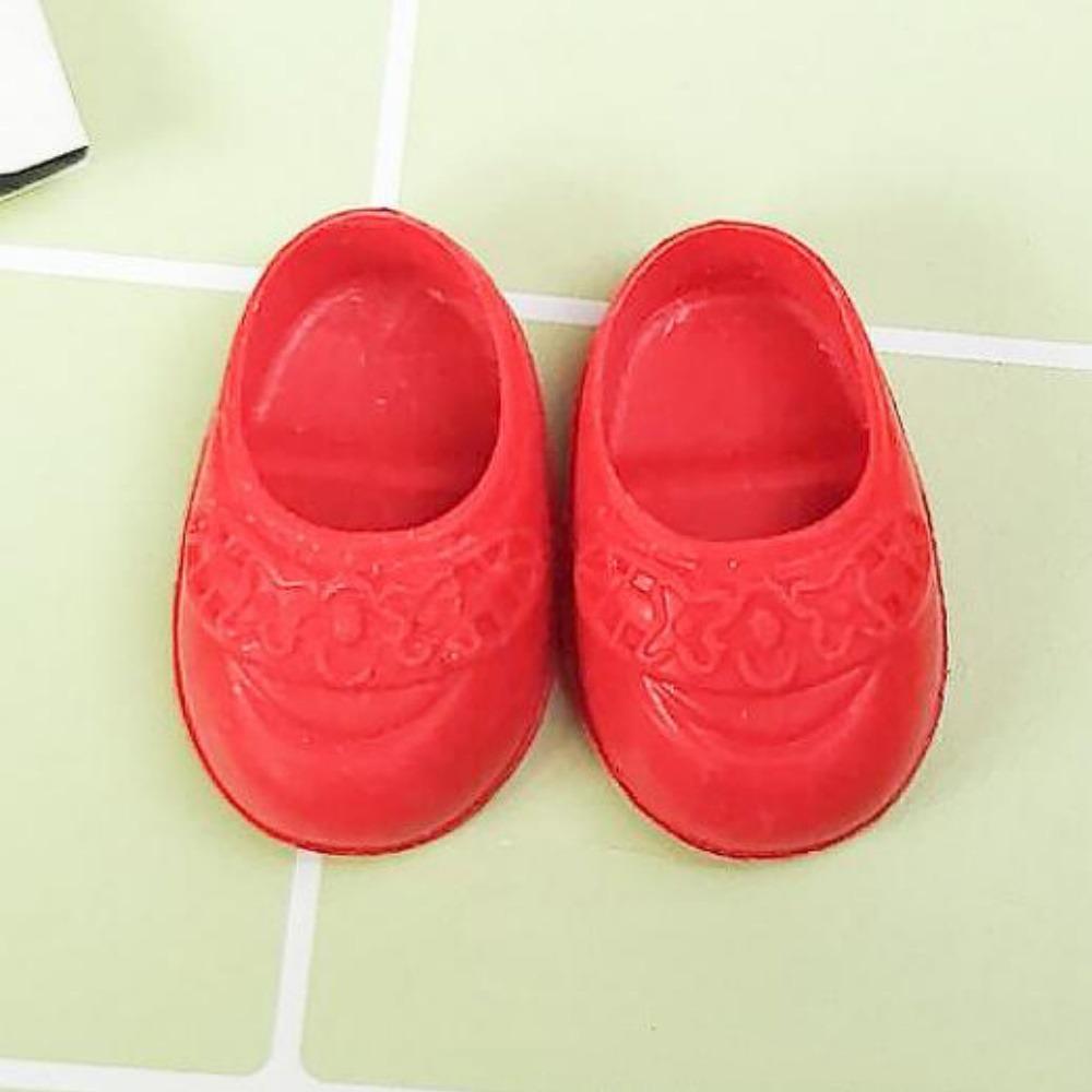 1 pairs PVC Doll Shoes Boots Cute General-Purpose Doll Body Shoes Mini Shoes for 17cm Dolls
