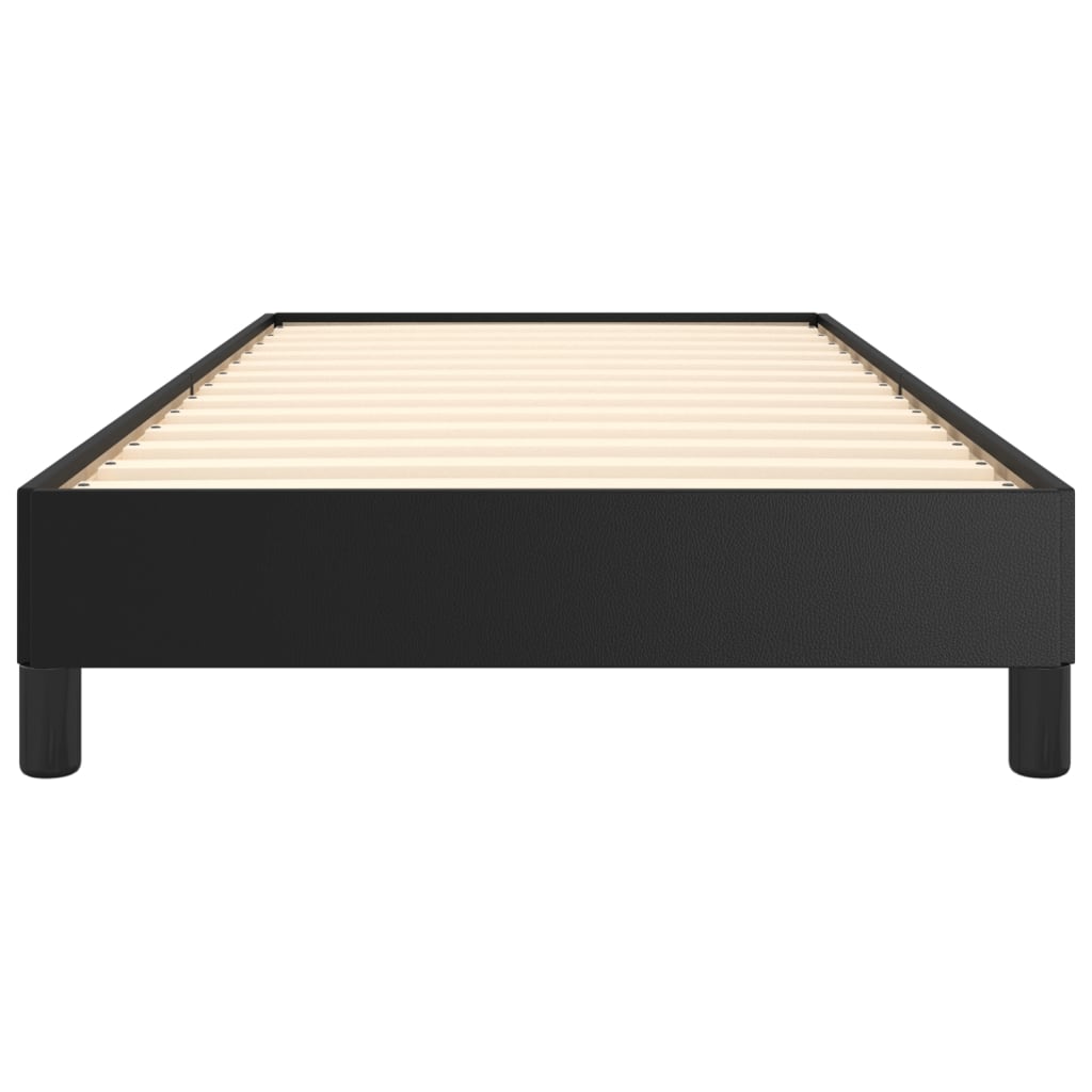 Bed Frame Black 100x200 cm Faux Leather