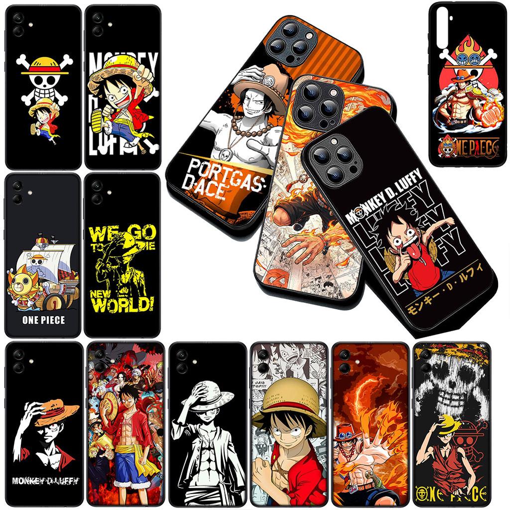 for Samsung Galaxy S20 S22 S21 FE Ultra Plus A07 A17 A15 A16 A25 A57 A37 Phone Cover Soft Case Portgas D Ace One Pieces Luffy
