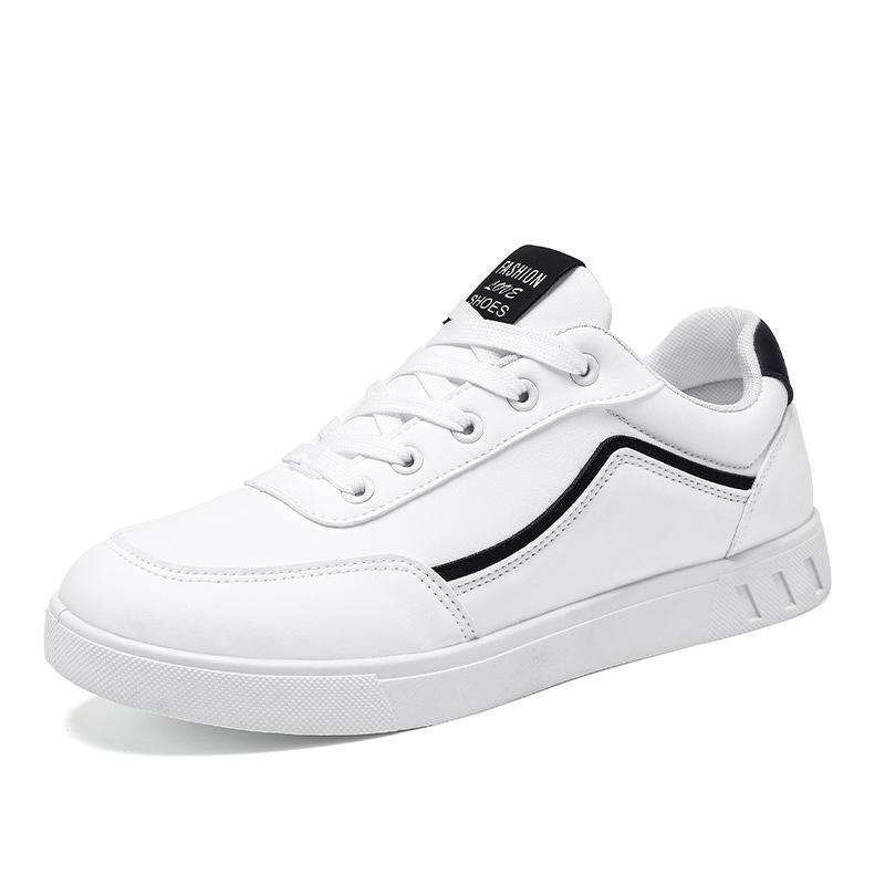 Трендовая мужская обувь 2025 года Новая универсальная белая обувь для ходьбы Дышащие износостойкие кеды на доске Мужские повседневные нескользящие кроссовки