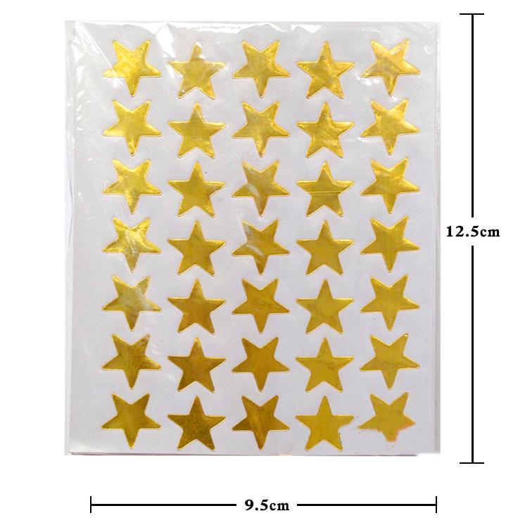 5/10 Sheets Glitter Star Stickers for Kids School Teacher Reward Sticker Cute Gifts Party Decor Business Label Scrapbooking Sticker