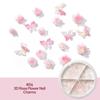 1BOX Colorful Nail Charms 3D Flower Bowknot Leaf Butterfly Mixed Nail Jewelry Kit DIY Nail Art Decoration Nails Accessories
