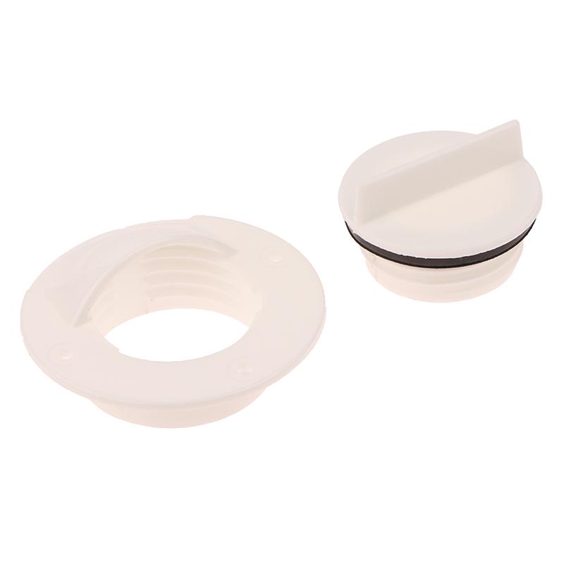 Универсальная белая лодочная заглушка, винтовая крышка, крепление, пробка, стопор, морская лодочная сливная пробка, винтовая крышка для рыбных садков, лодочных морозильников, яхт