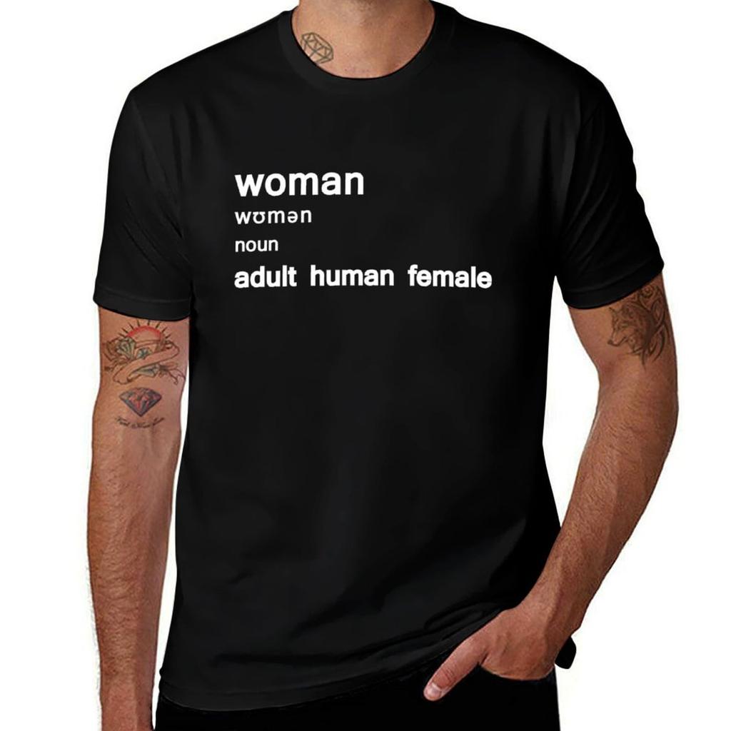 Unisex Adult Huunisex Female Dictionary Unisex Funny Gift Tshirt T Shirt Unisex Plain Tshirt
