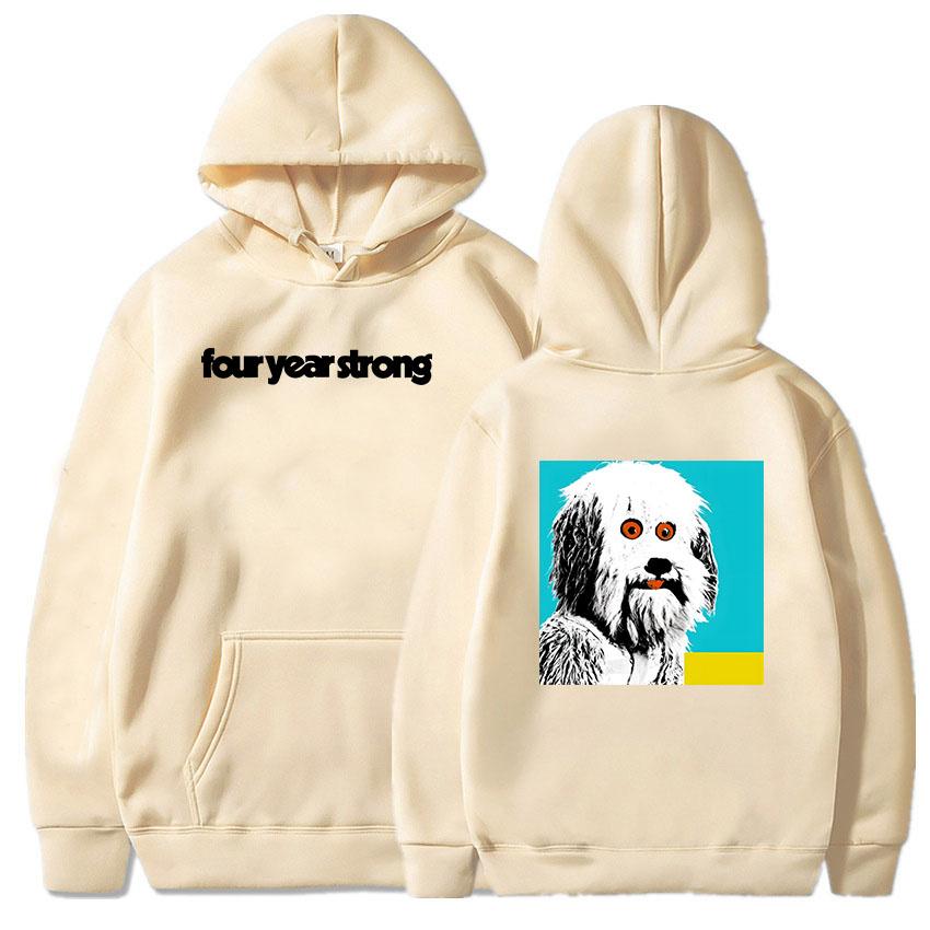 Уличная одежда в стиле хип-хоп, четырехлетняя прочная толстовка с капюшоном, повседневная, для мужчин и женщин, с капюшоном, с изображением собак, кавайных персонажей из мультфильмов, с принтом судадераса