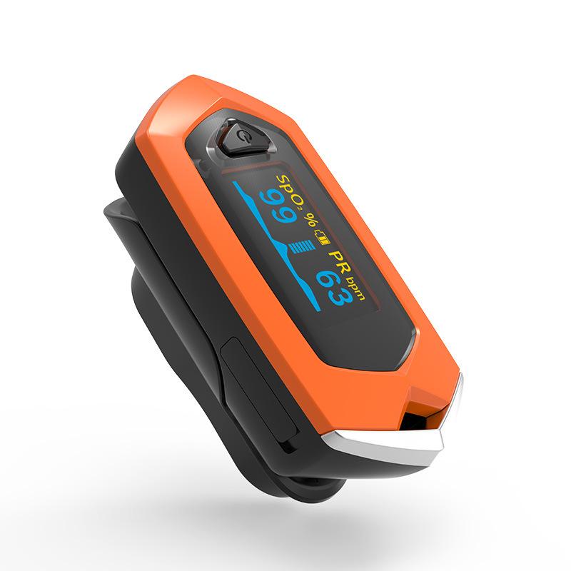 Медицинский перезаряжаемый пальцевый пульсоксиметр, встроенная литиевая батарея, измеритель насыщения крови кислородом, портативный монитор сердечного ритма Spo2