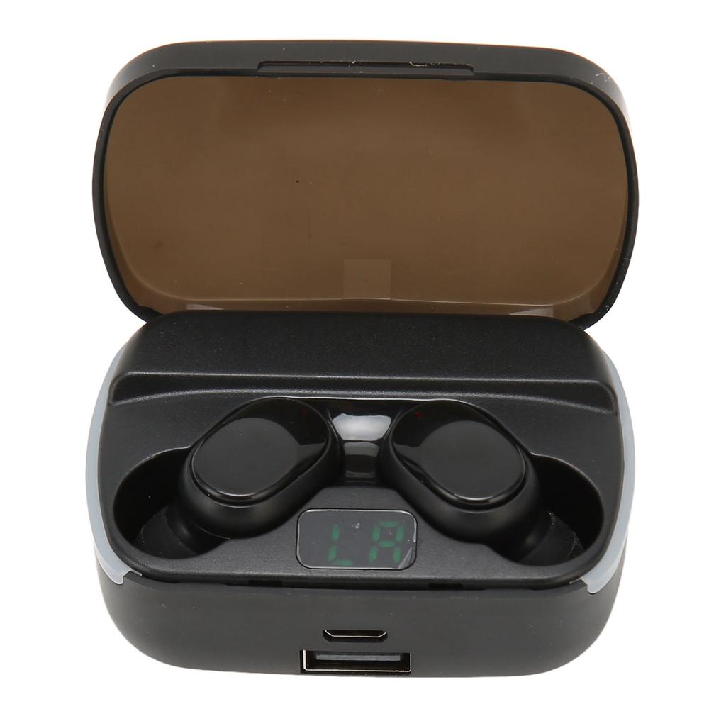 Wireless Earbuds IPX7 Waterproof Heavy Bass Noise Cancelling Mini Bluetooth 5.3 Headphones with