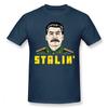 Stalin Cartoon Unisex T Shirt Plus Size O-neck Cotton Custom Short Sleeve T-shirt Unisex Tees Harajuku Streetwear