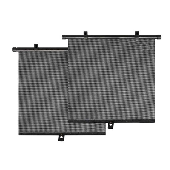 2 шт. автомобильный солнцезащитный козырек на боковое окно для детского роликового транспортного средства с присосками и крючками ПВХ защита от УФ-излучения и конфиденциальность автомобильное оконное покрытие