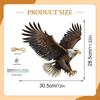 2D Декоративный Орел, Креативная Плоская Табличка с Веревкой, Легко Вешать, Садовое Украшение для Забора, Двора,