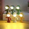 Mini Cute Cartoon Pet Table Lamp Folding Dimmiable Adjustable Angle AAA Battery Powered LED Night Light Eye Protection Lamp