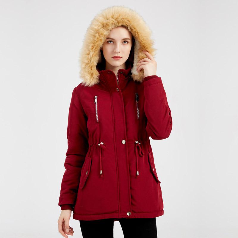 Женская осенне-зимняя утолщенная овечья флисовая свободная съемная кепка на молнии, шикарная куртка S-4XL