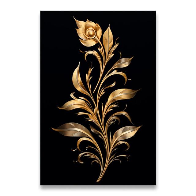 1 шт. Картина на холсте, темно-золотой цветок, пшеница, картина на холсте, декоративные картины, настенный декор, настенное искусство, настенное украшение для дома, без рамки