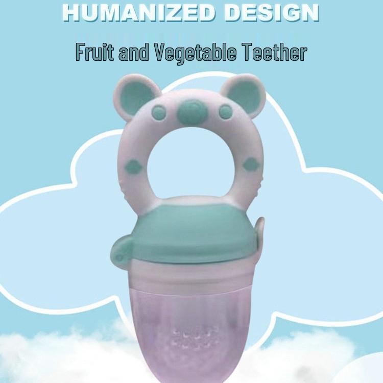 Силиконовый прорезыватель: Детский ниблер для фруктов и овощей