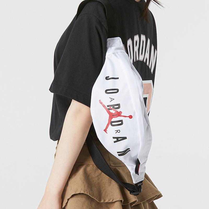 New Jordan Polyester One Shoulder Crossbody Bag Sling Bag Fanny Pack Regular Unisex White DQ8114-100