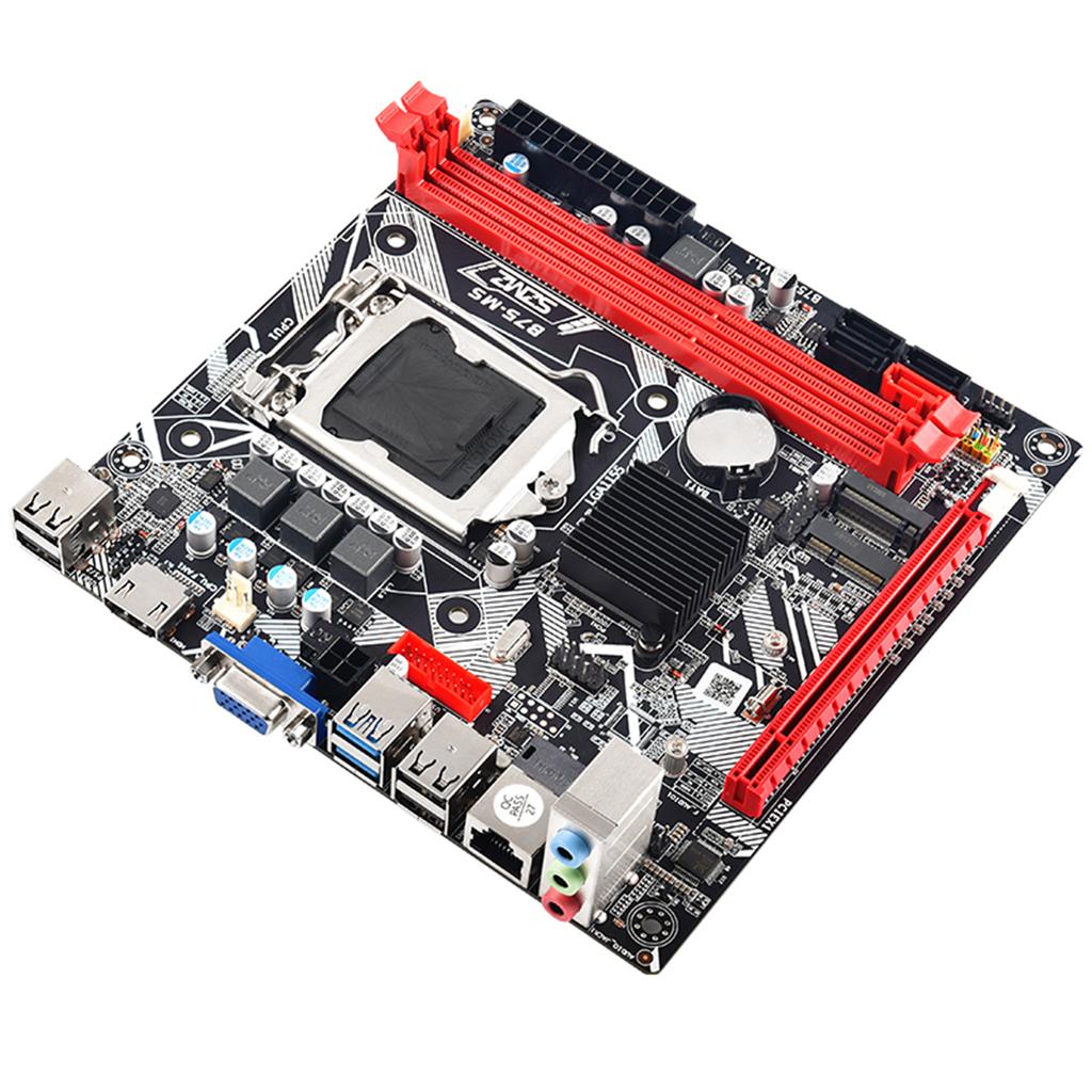 SZMZ LGA 1155 WiFi Desktop Home Office Gaming Motherboard PCIE 16X DDR3 16GB 100M Network Card
