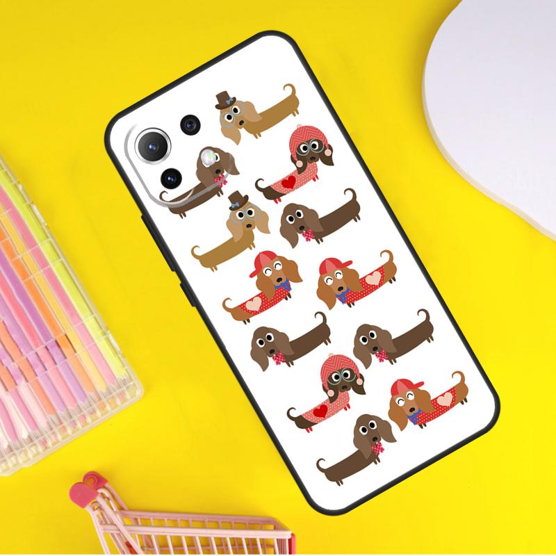 Чехол Такса Собака для Xiaomi 14 13 Ultra 11T 12T 13T 14T Pro POCO X7 Pro X3 X5 F3 F5 F6 M6 X6 Pro