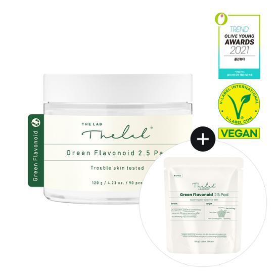 The Lab by Blanc Do Green Flavonoid Calming Pad Refill Plan (90+90 Sheets)