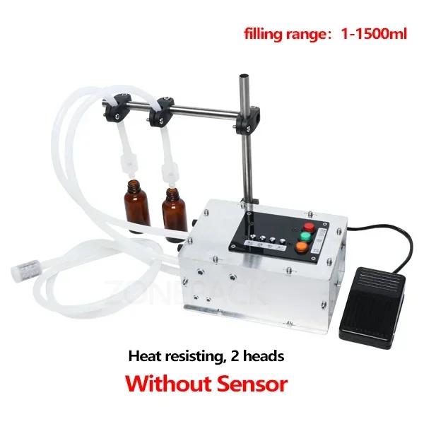 ZONESUN ZS-DPYT1500A Машина для розлива жидкостей Индукционная интеллектуальная Высокоточная Термостойкая Полуавтоматическая Розливщик Сок