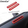 2x Красная накладка на вентиляционное отверстие двери для Dodge Challenger 15-22 Аксессуары