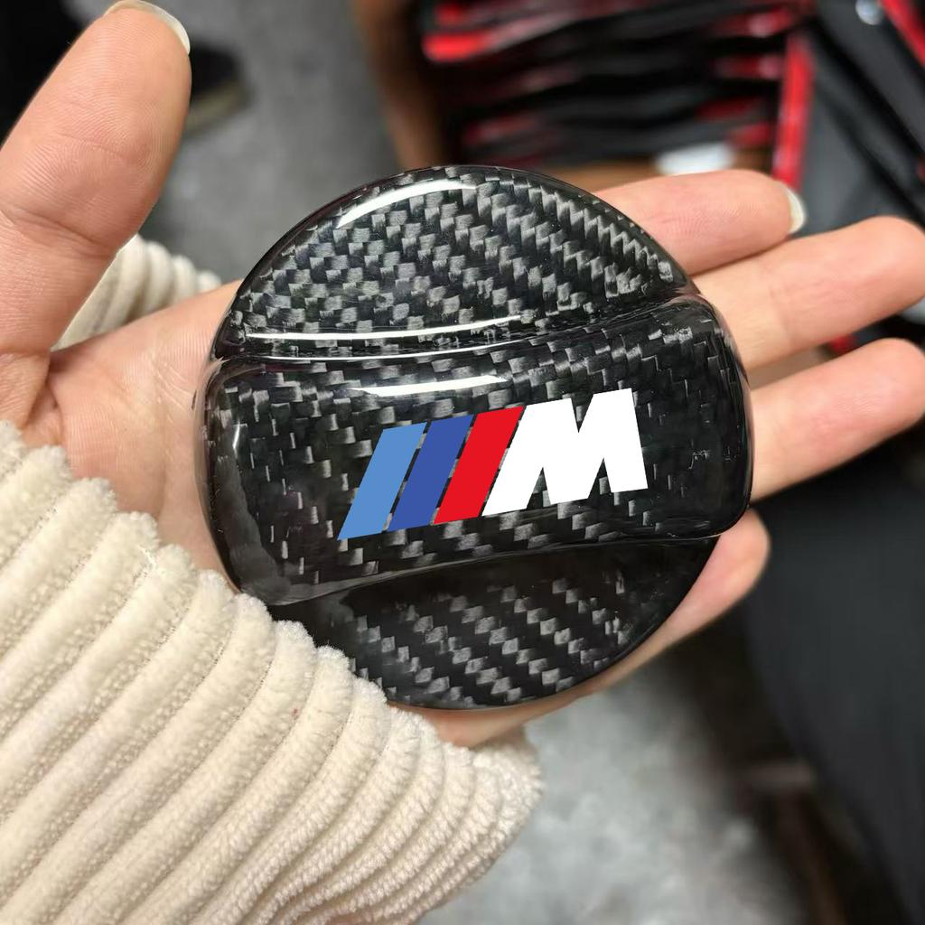 DKHN5 Carbon Fiber Fuel Tank Cap Cover Clip M Power Sporty Trim For BMW G30 G32 G01 G02 G05 G06 G07 G26 G23 G22 F40 F20 G08 G16 G15