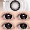 EYESHARE 1 Pair Black Doll Eye Contact Lenses for Eyes 14.5mm Big Eyes Natural Lenses Yearly Cosmetic COD
