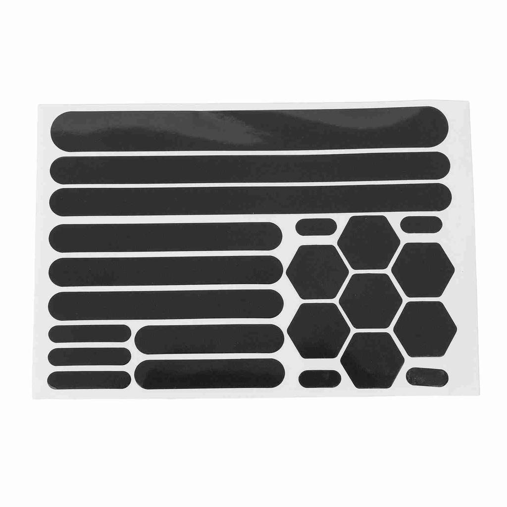 Светоотражающая наклейка для велосипеда, черная, водонепроницаемая, высокая видимость, сильная адгезия, мягкая, светоотражающая наклейка для велосипеда