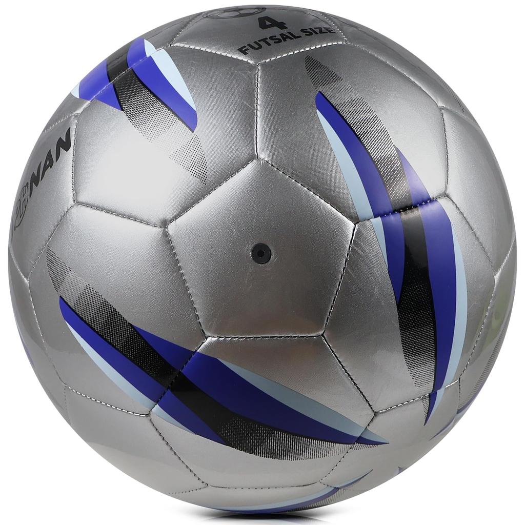 JPHNAN Футзальный размер Футбольный Мяч для тренировок в помещении Футбольный мяч из прочного ТПУ Подходит для игр в помещении и для всех возрастов Мяч, 4, Низкий отскок