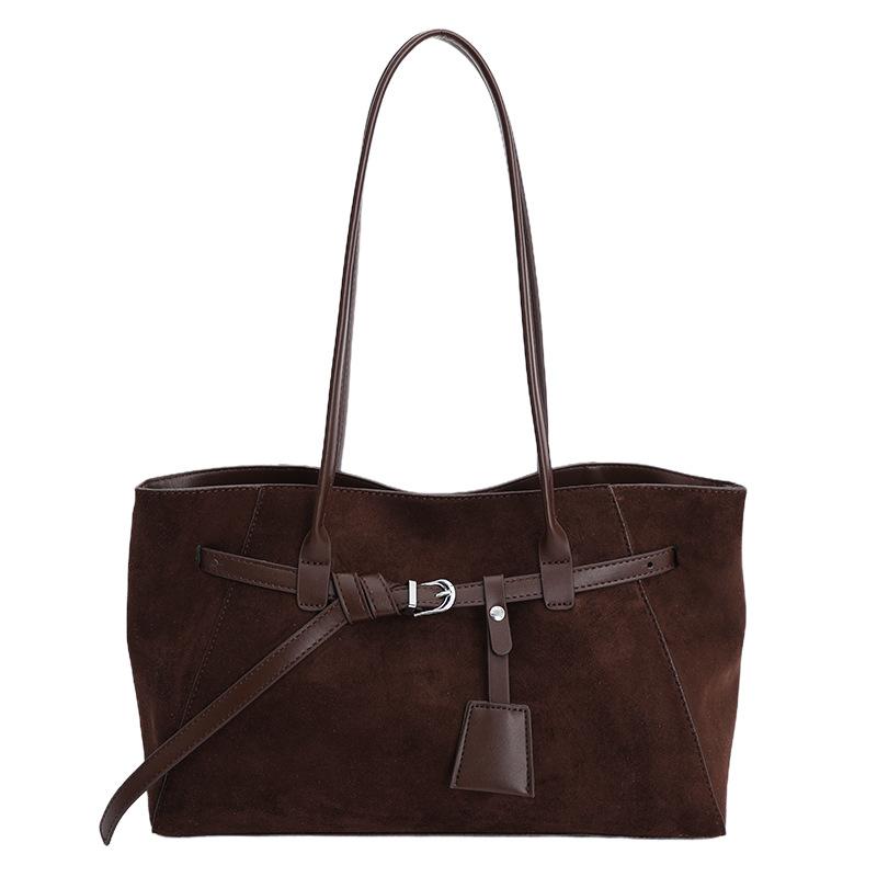 Ретро сумка через плечо, сумка-тоут, модная сумка подмышку для поездок на работу большой вместимости