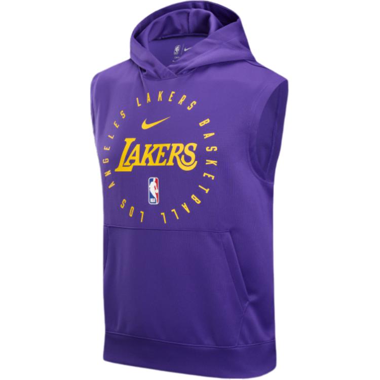 Nike Dri-FIT NBA Sleeveless Hoodie Los Angeles Lakers Purple HJ9174-504