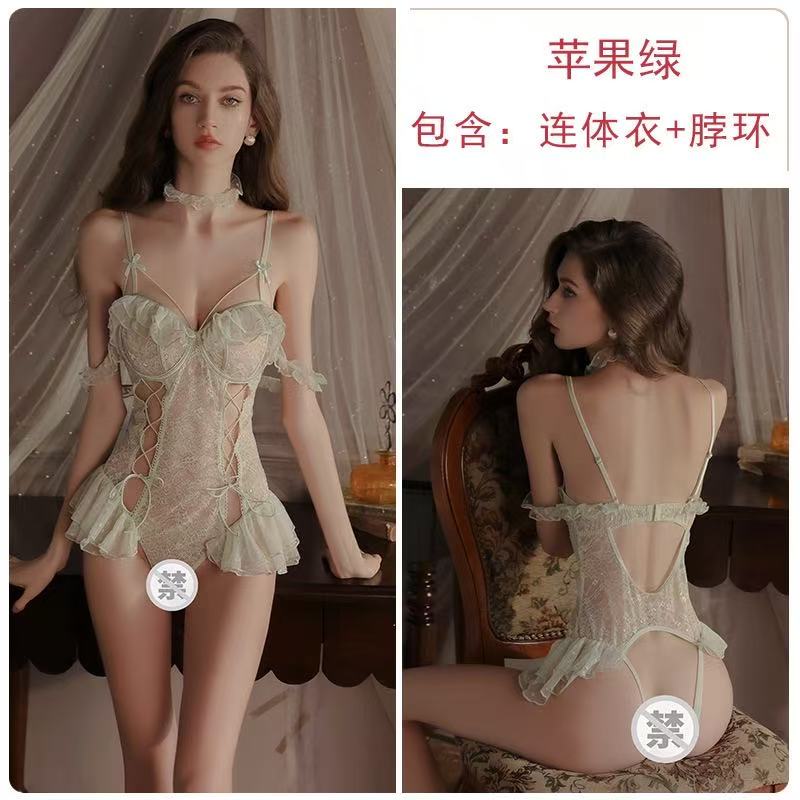 Сексуальное сексуальное нижнее белье горячая перспектива сетчатый цельный униформа большой размер костюм 2390