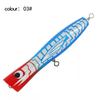Colorful Wooden Popper  Sea  Fishing  Bait Simulated Fisheye Bionic Stick Casting Lure Fishing