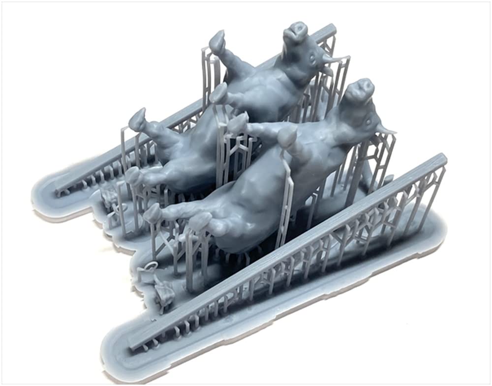 Chino Model Military Animal Series Asian Cow 2 Heads 3D Printer Kit 1/35 CMMA-001