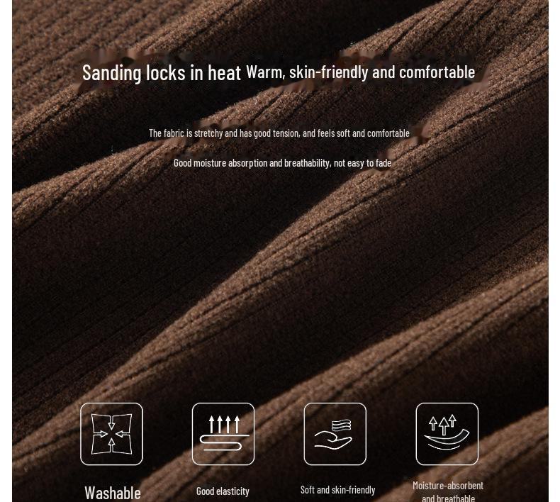 Рубашка из немецкого бархата с длинными рукавами и воротником средней высоты для женщин — идеально подходит для осени и зимы