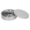 12Pcs Round Cutting Die Stainless Steel Circle Hollow Punching Cutting Mold for Dough Clay