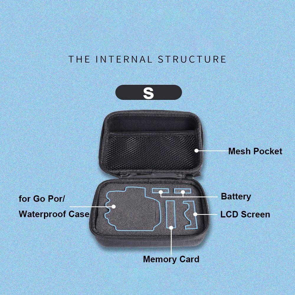 Ударопрочная сумка для хранения экшн-камеры для SJCAM/DJI/GoPro 11 10 9 8 для улицы